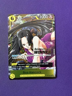 One Piece TCG - BOA HANCOCK - P-115 Release Event - Winner Promo OP15 NM English - Image 3