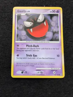Gastly - 62/100 - Common Stormfront pokemon card - Image 1