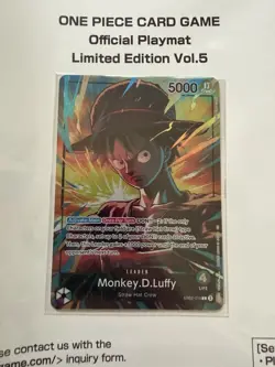 One Piece Card Game Official Playmat Limited Edition Vol.5 PROMO ENGLISH IN-HAND - Image 3
