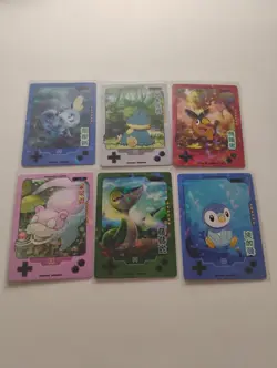 Pokemon Chinese Exclusive 25th Anniversary Cracked Ice Rare Holo Cards - Image 1
