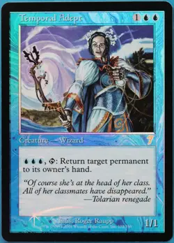 Temporal Adept FOIL 7th Edition NM Blue Rare MAGIC CARD (ID# 522292) ABUGames - Image 1