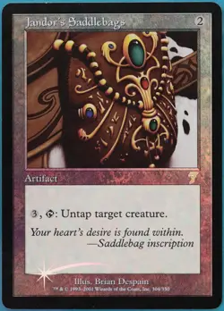 Jandor's Saddlebags FOIL 7th Edition PLD Artifact Rare CARD (405707) ABUGames - Image 1