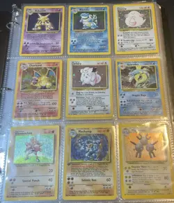 BASE complete set 1999 Wizards vintage Pokemon cards TCG. Nm-Mp - Image 1