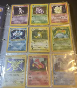 BASE complete set 1999 Wizards vintage Pokemon cards TCG. Nm-Mp - Image 3