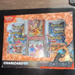 Pokemon TCG Charizard ex Premium Collection Box Promo English 2023 65 Cards - Image 1