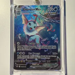 Vaporeon VMAX SWSH182 Sword & Shield Promo Holo Pokemon TCG Card NM/M - Image 1