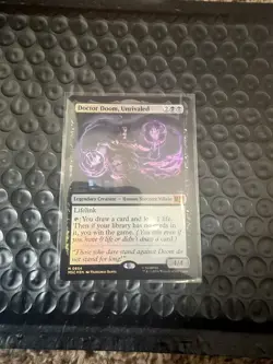Doctor Doom, Unrivaled Commander: Marvel Super Heroes (0654) Foil Magic MTG NM - Image 1