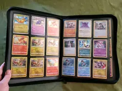 Pokemon 227 Holo Rare English Pokemon TCG Trading Cards Collection With Binder - Image 2