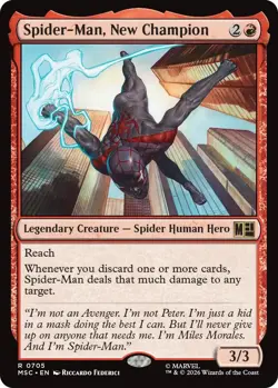 Spider-Man, New Champion - 705 / English / Near Mint MTG - Image 1