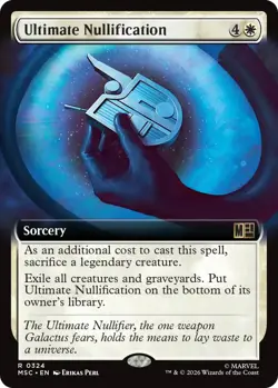Ultimate Nullification (Extended Art) - 324 / English / Near Mint MTG - Image 1