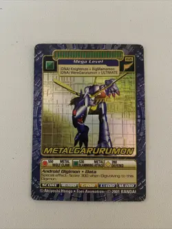 Digimon Metalgarurumon ST-85 Foil Holo Card 2001 Digital Monsters TCG S2 ✨ - Image 1