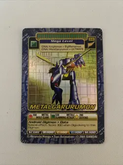Digimon Metalgarurumon ST-85 Foil Holo Card 2001 Digital Monsters TCG S2 ✨ - Image 2