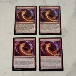 Magic the Gathering MTG Torch The Tower Play Set Of 4 - Image 1