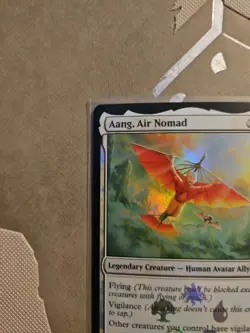 MTG NM 1x Promo Aang, Air Nomad -001- Foil Avatar: The Last Airbender: Eternal - Image 2