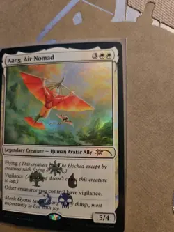 MTG NM 1x Promo Aang, Air Nomad -001- Foil Avatar: The Last Airbender: Eternal - Image 5