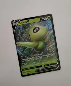 Pokemon Celebi V 007/198 Holo Ultra Rare Chilling Reign 2021 TCG Card English EN - Image 1