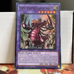 1ST ED DIVINE SCORPION BEAST OF SERKET 2020 MZTM-EN005 YUGIOH CARD (NM) - Image 1