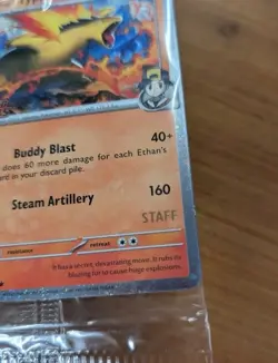 Pokemon TCG - Destined Rivals Pre-release STAFF Promo Pack All 4 Cards - Image 3