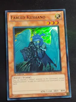Fabled Kushano 1st Edition HA02-EN034 Super Rare Yu-Gi-Oh Card Near Mint NM - Image 1