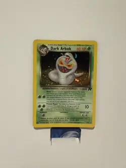 Team Rocket Dark Arbok Holo 2/82 Rare WOTC Pokemon Card TCG Original LP/MP - Image 1