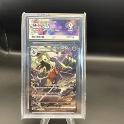Pokemon TCG Destined Rivals Cynthia's Garchomp EX Card 232/182 ACE 9 MINT - Image 2
