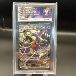 Pokemon TCG Destined Rivals Cynthia's Garchomp EX Card 232/182 ACE 9 MINT - Image 3