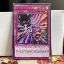 1ST ED VERDICT OF ANUBIS 2020 MZTM-EN009 YUGIOH CARD (NM) - Image 1