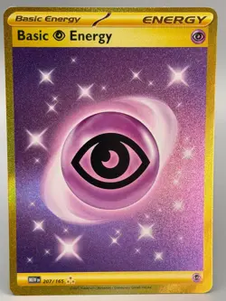 Basic Psychic Energy 207/165 Hyper Rare 151 Pokemon Holo Near Mint - Image 1