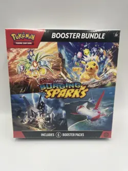 Pokemon TCG Surging Sparks Booster Bundle Box (6 Packs) Factory Sealed - Image 1