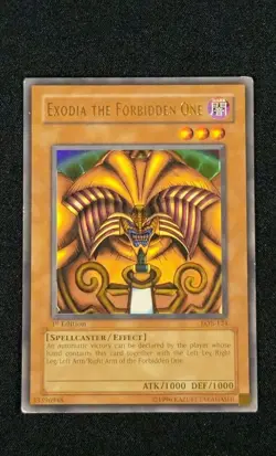 Yu-Gi-Oh! Exodia the Forbidden One LOB-124 LOB 1st Ed Ultra Rare Foil HP - Image 2