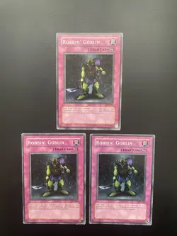 Yugioh Robbin' Goblin SDP-047 Common Unlimited Edition LP/MP X3 - Image 1