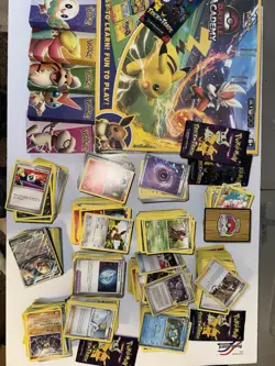 MASSIVE LOT OF POKEMON.2,100 Cards, Trick & Trade Packs, Unopened Battle Academy - Image 1