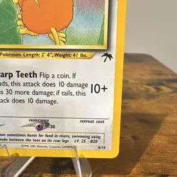 Pokemon TCG Southern Islands Raticate Card 6/18 - Image 4