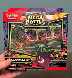 Pokemon TCG Mega Battle Deck Mega Gengar EX 60-Card Sealed Deck English Foil - Image 1