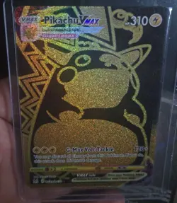 Pokemon Pikachu TCG Lost Origin VMAX Gold Holo Card TG29/TG30 2022 NM - Image 1