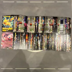 V, ex Normal Version Only Lot of 200 Pokemon Cards - Image 1