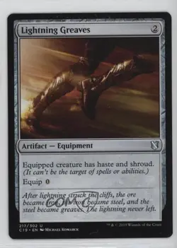 Lightning Greaves Magic: Commander Format 2019 Edition #217 0b0g - Image 1