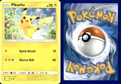 PIKACHU 19/68 Pokemon Card Hidden Fates Near Mint - Image 3