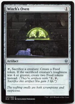 Witch's Oven 237 Near Mint Throne of Eldraine Uncommon Magic: The Gathering - Image 1