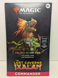 Magic The Gathering Lost Caverns of Ixalan Commander Deck Veloci-Ramp-Tor Sealed - Image 1