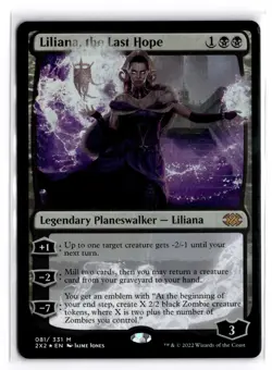 Liliana, the Last Hope 81 Double Masters 2022 Magic: The Gathering Foil NM - Image 1