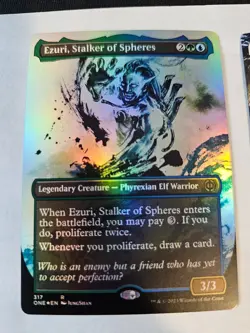 MTG - Ezuri, Stalker of Spheres FOIL - Phyrexia All Will Be One - Image 1