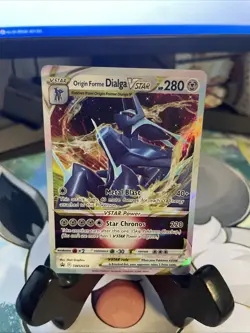 Pokemon TCG Origin Forme Dialga VSTAR SWSH256 Black Star Promo Holo Rare - Image 1