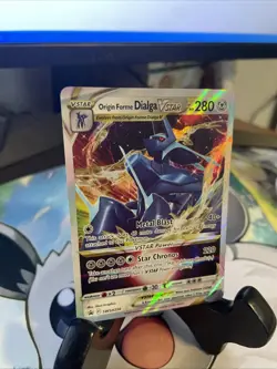 Pokemon TCG Origin Forme Dialga VSTAR SWSH256 Black Star Promo Holo Rare - Image 2