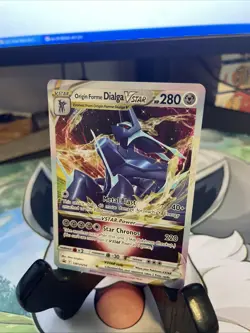Pokemon TCG Origin Forme Dialga VSTAR SWSH256 Black Star Promo Holo Rare - Image 3