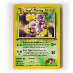 Pokemon - Koga's Weezing - 1st Edition - Non Holo - 50/132 - Gym Challenge - Image 1
