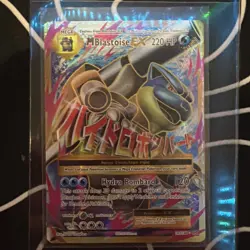 Pokemon Mega Blastoise Ex: XY Evolutions 102/108 Holo Full Art NM-Mint Condition - Image 1
