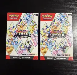 Pokemon Prismatic Evolutions Booster Bundle Lot Of 2 Brand New Factory Sealed - Image 1