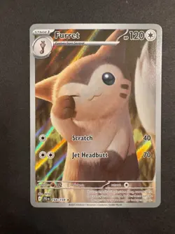 Pokemon Furret 168/159 Illustration Rare Journey Together Near Mint NM - Image 1