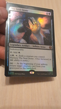 MTG, The Soul Stone Foil, NM, Marvel's Spider-Man, (#0066), Mythic - Image 2